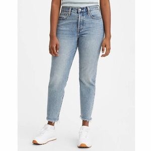 Levi's Wedgie Size 28 Button Fly Raw Hem Shut Up Jeans